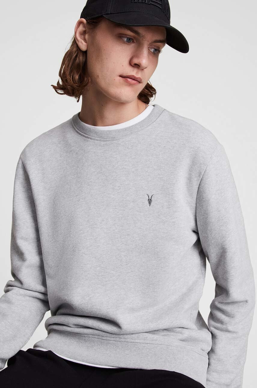 AllSaints Суичър Raven Crew - Pepit.bg