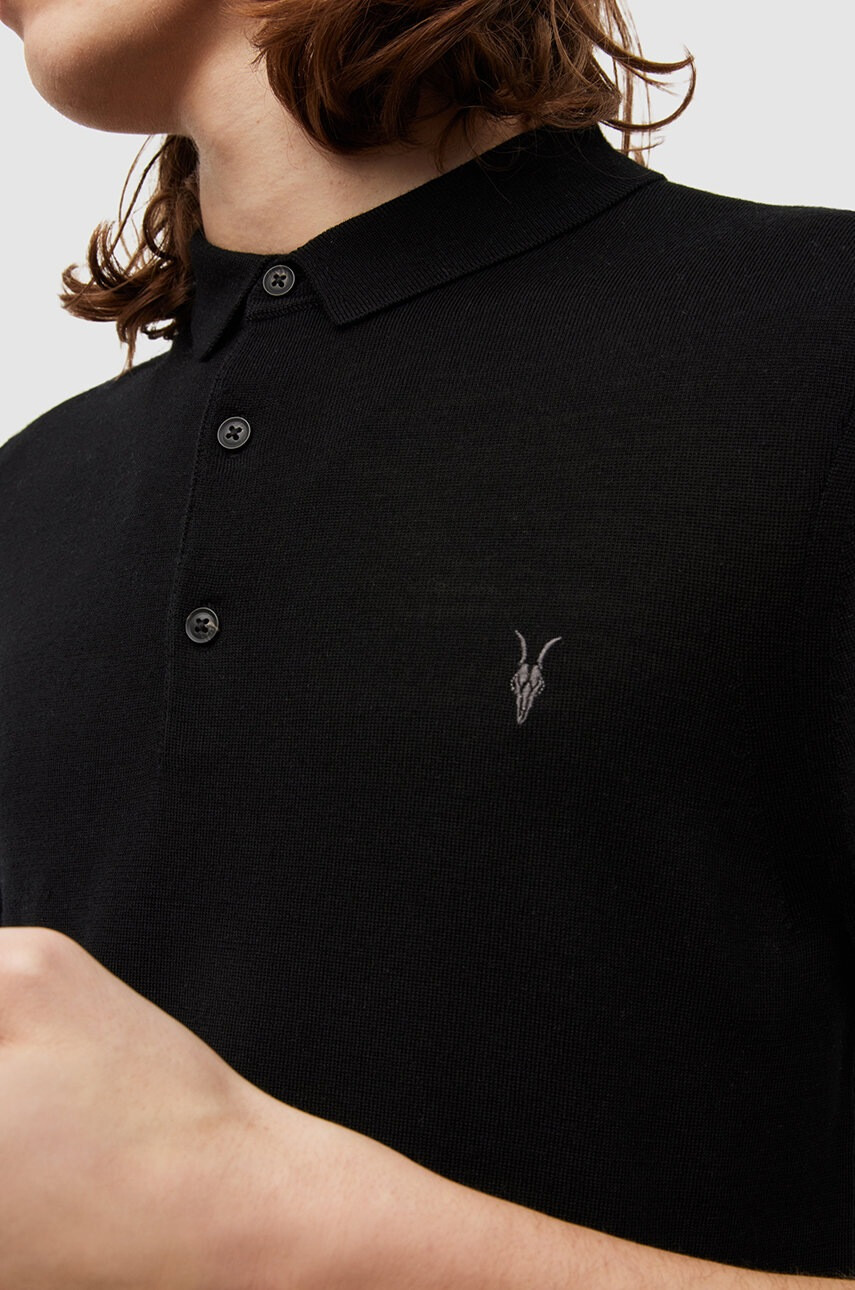 AllSaints Тениска с яка - Pepit.bg