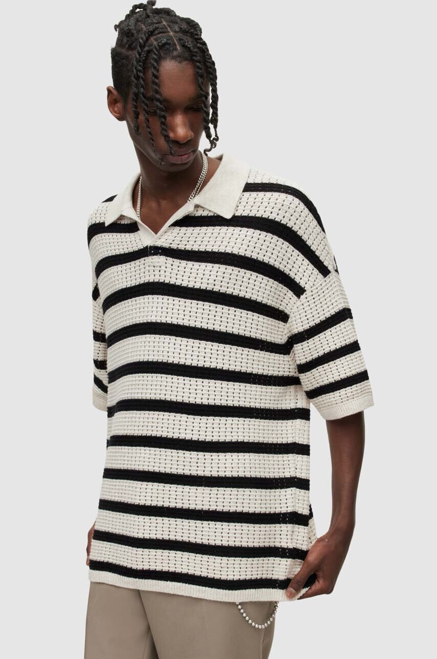 AllSaints Тениска с яке с вълна - Pepit.bg
