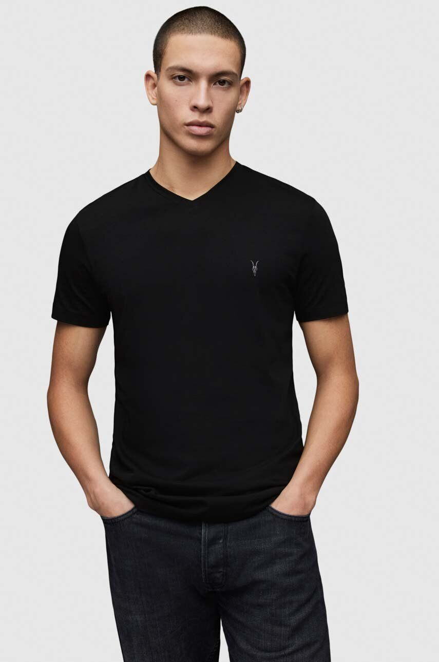 AllSaints Тениска Tonic V-neck - Pepit.bg