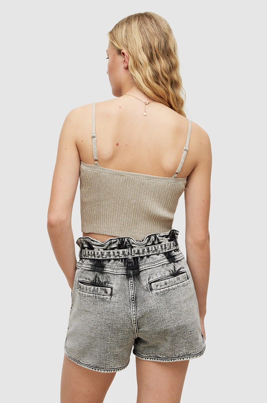 AllSaints Топ дамски в сиво - Pepit.bg