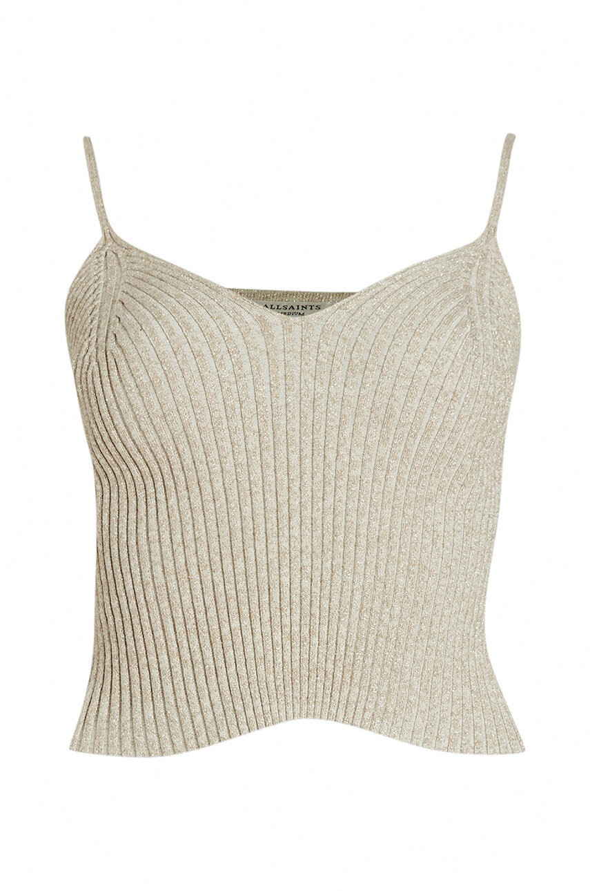 AllSaints Топ дамски в сиво - Pepit.bg