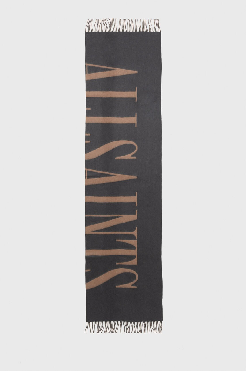 AllSaints Вълнен шал - Pepit.bg