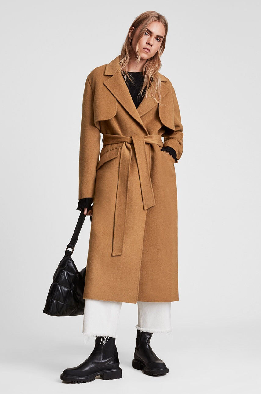AllSaints Вълнено палто Bree - Pepit.bg