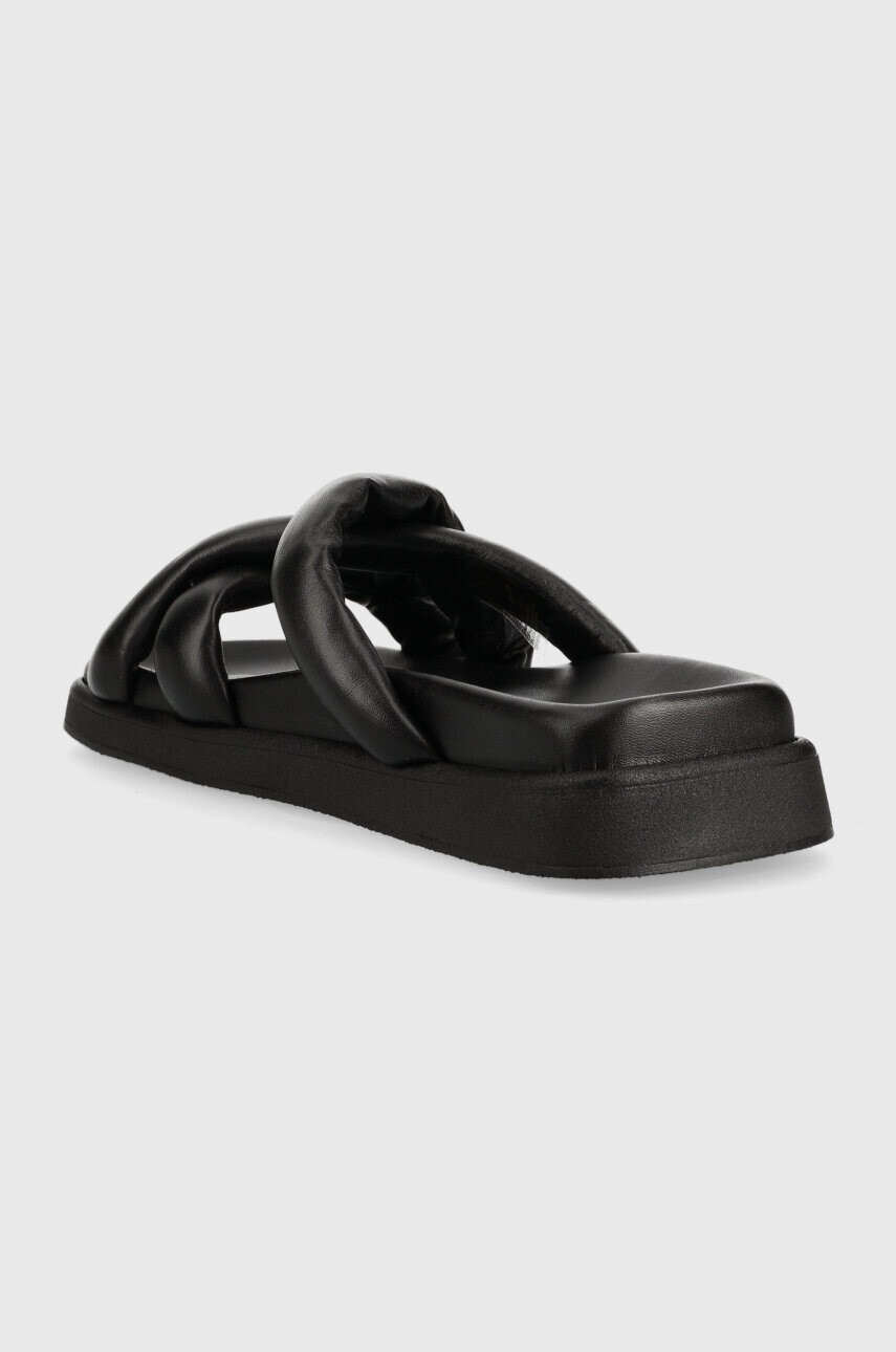 Alohas Кожени чехли Slip On Cross в черно S00202.25 - Pepit.bg