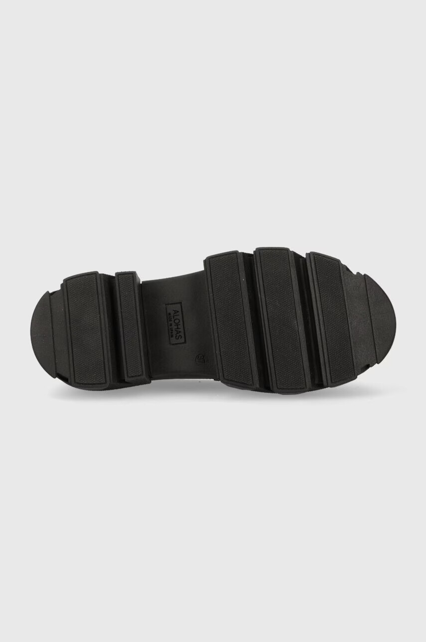 Alohas Мокасини Trailblazer в черно с платформа S00381.25 - Pepit.bg