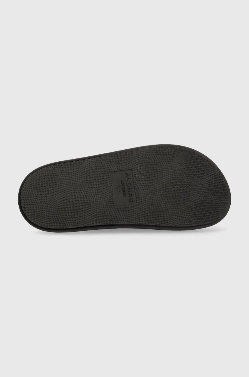 Alohas Велурени чехли Buckle Strap в зелено с платформа S00204.50 - Pepit.bg
