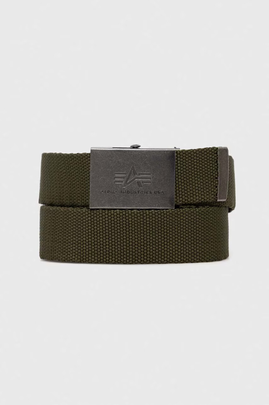 Alpha Industries Колан в зелено - Pepit.bg