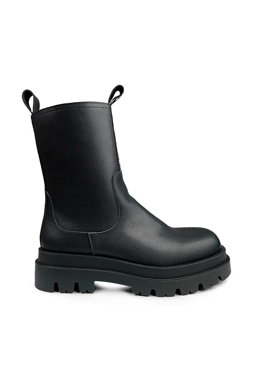 Altercore Боти Mabel в черно с платформа - Pepit.bg