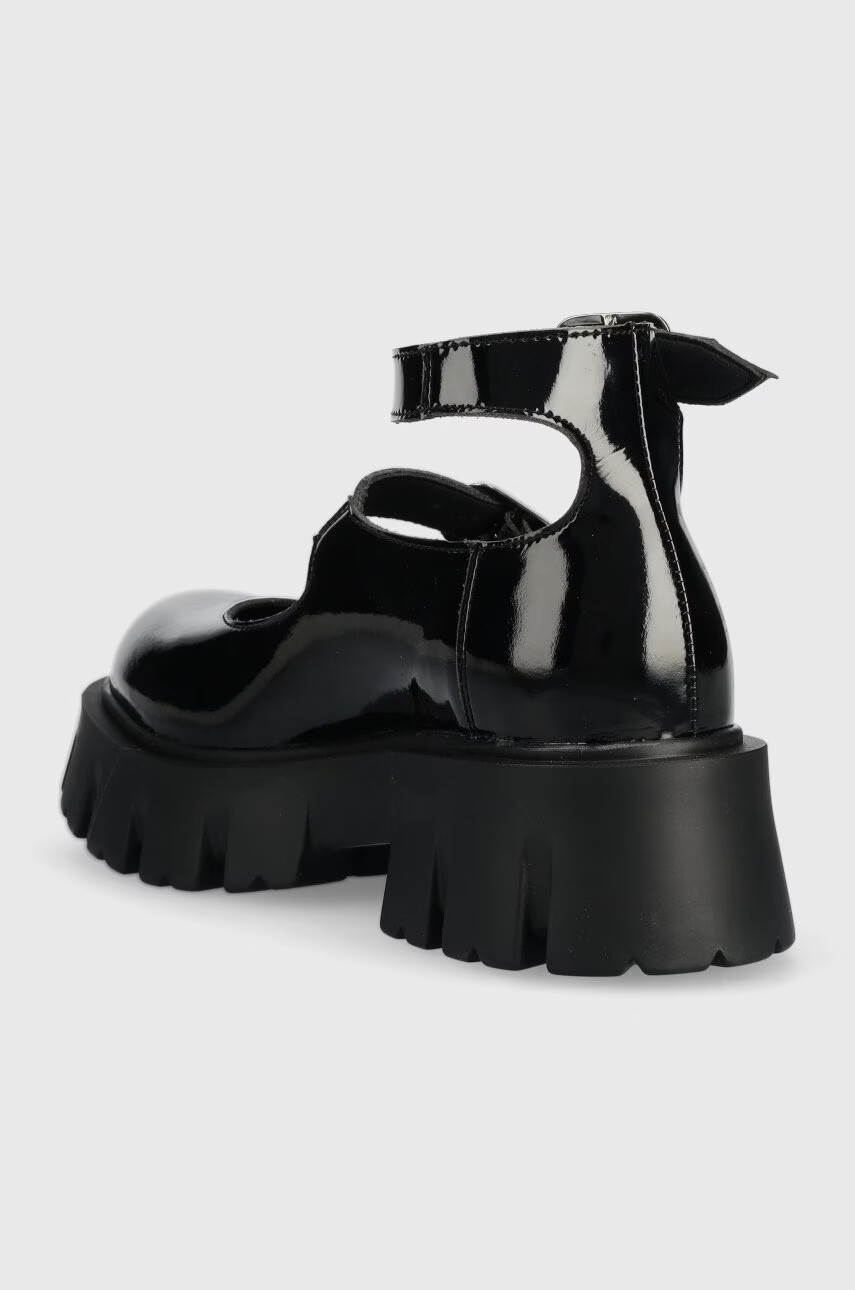 Altercore Половинки обувки Constance Vegan Black в черно с платформа - Pepit.bg