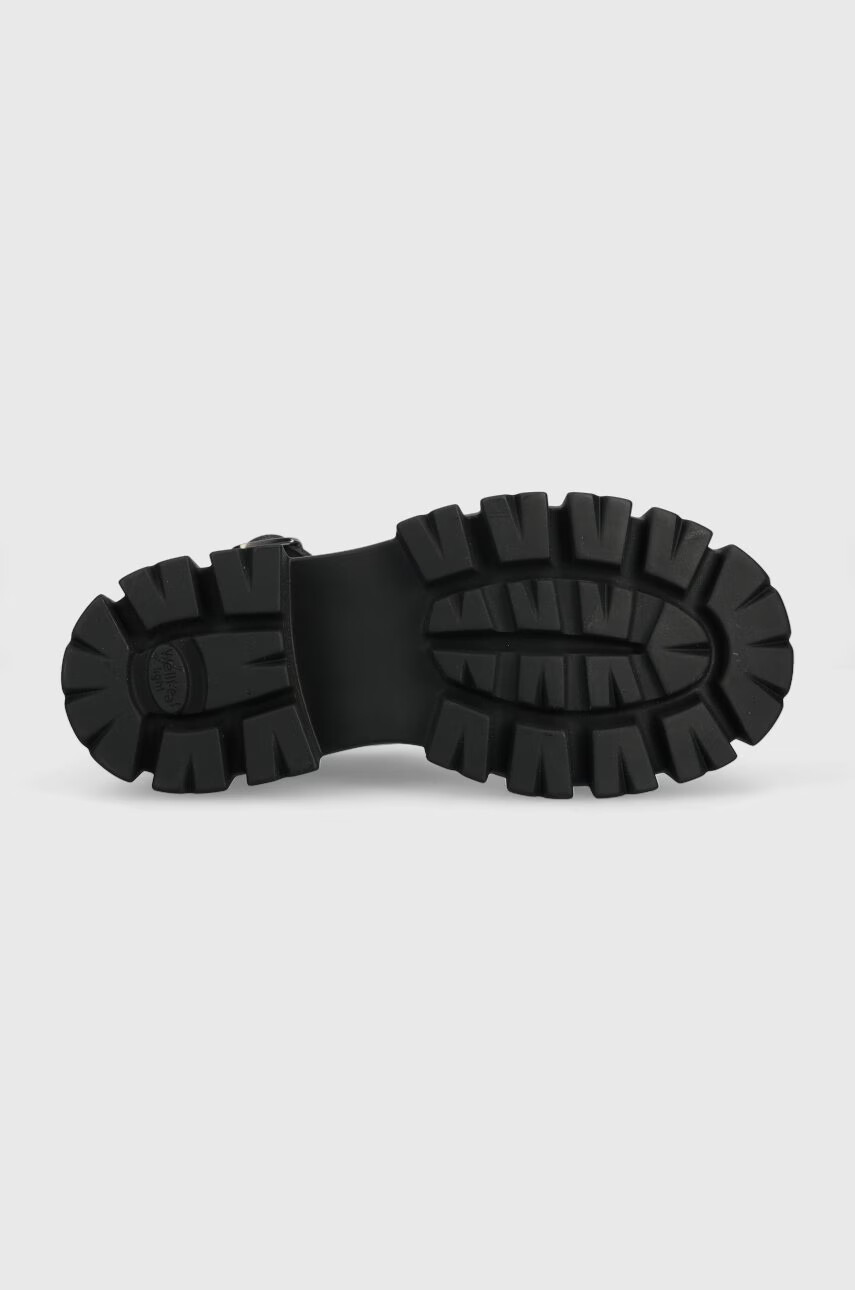 Altercore Половинки обувки Constance Vegan Black в черно с платформа - Pepit.bg