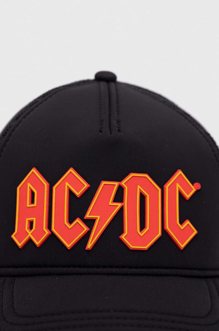 American Needle Шапка с козирка ACDC в черно с апликация - Pepit.bg