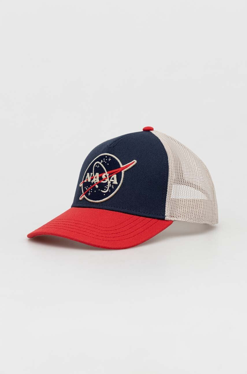 American Needle Шапка с козирка NASA в тъмносиньо с десен - Pepit.bg