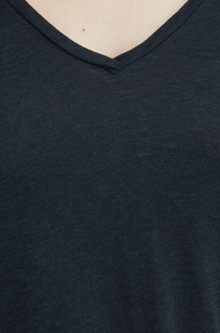 American Vintage Тениска в тъмносиньо - Pepit.bg