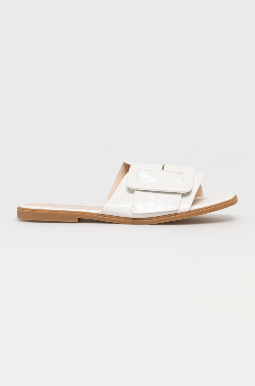 Answear Lab Чехли Sweet Shoes дамски в бяло - Pepit.bg