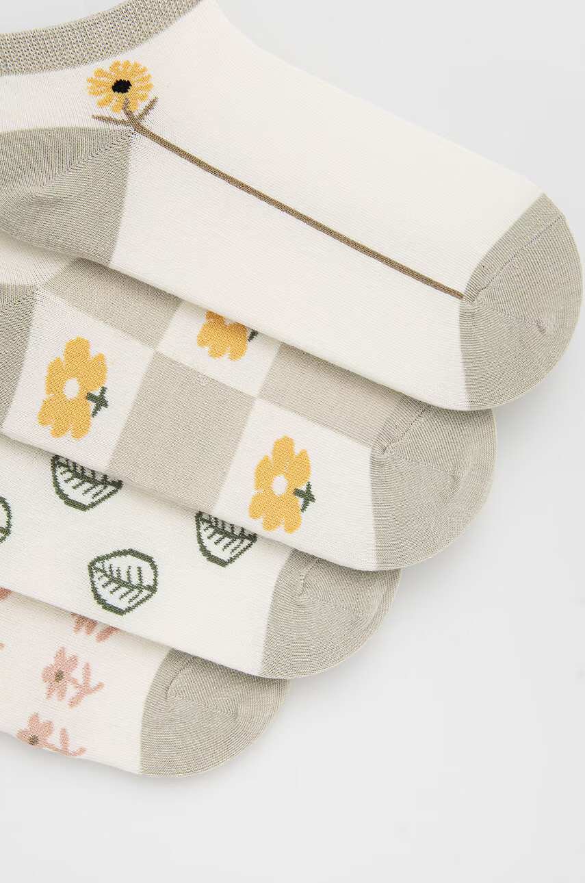 Answear Lab Чорапи в бяло - Pepit.bg