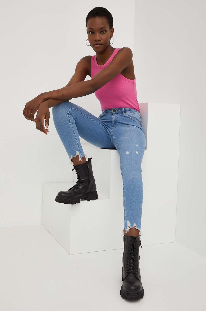 Answear Lab Дънки x limited collection SISTERHOOD - Pepit.bg