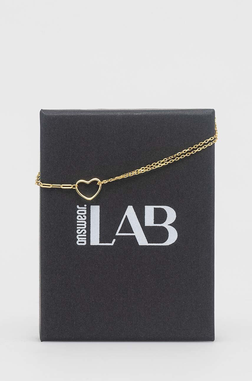 Answear Lab Позлатена Сребърна Гривна - Pepit.bg