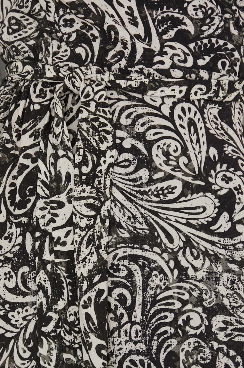 Answear Lab Рокля в черно къс модел със стандартна кройка - Pepit.bg