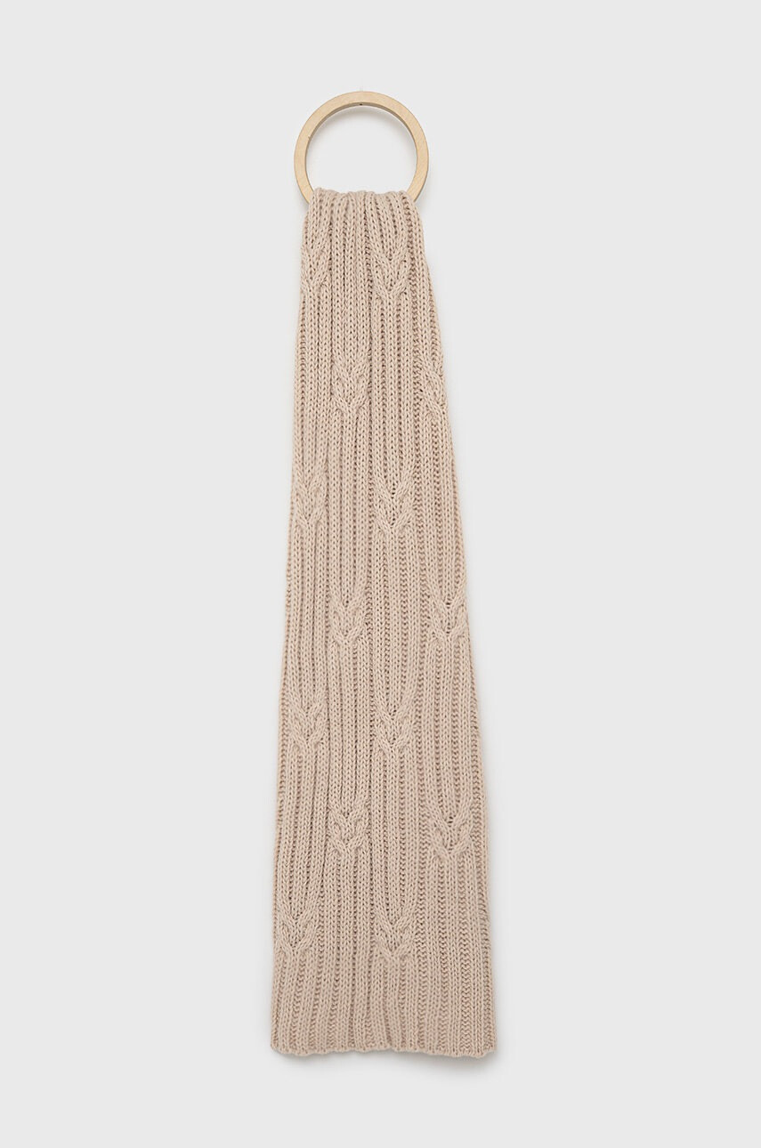 Answear Lab Шапка и шал в бежово - Pepit.bg