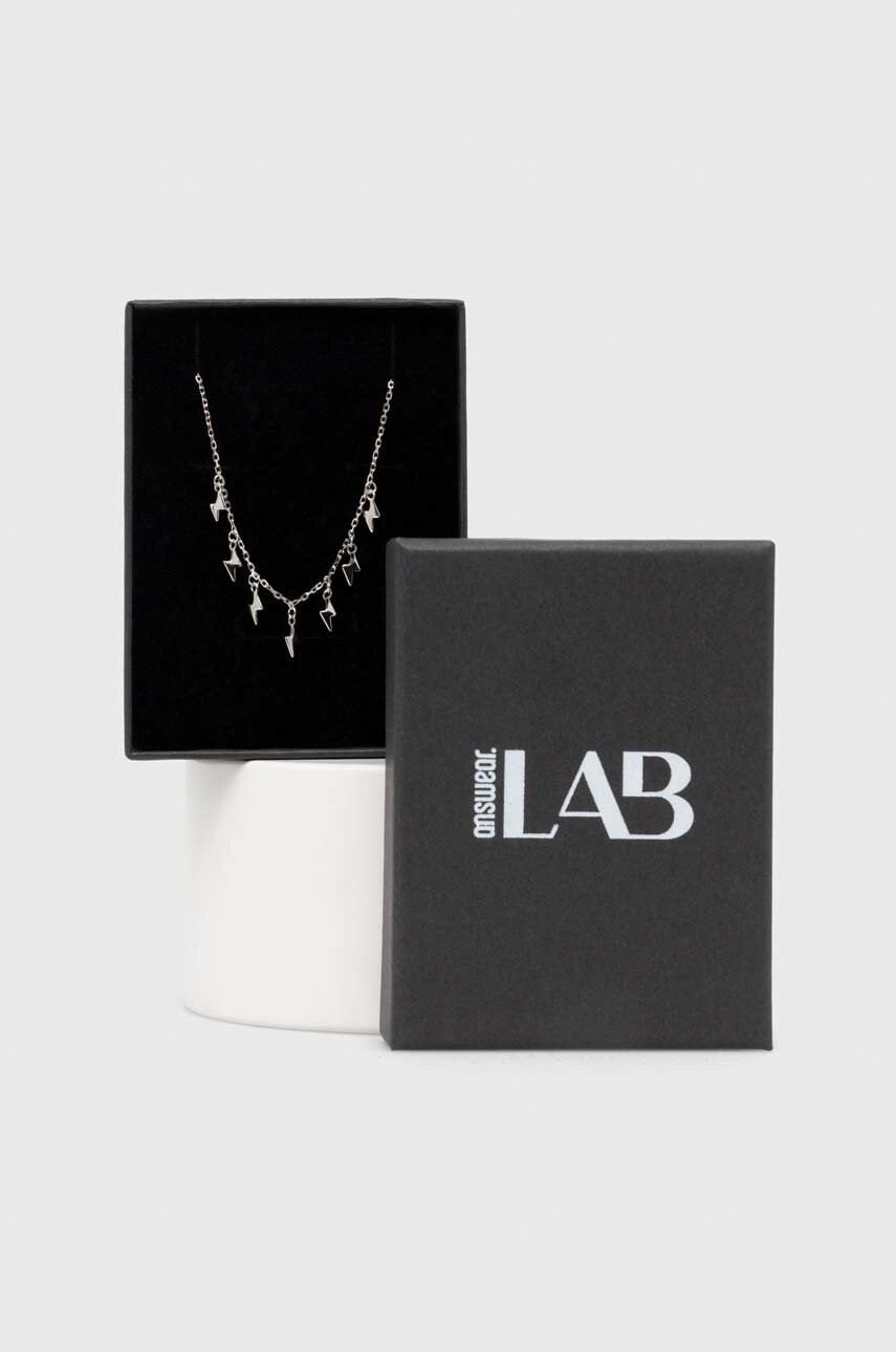 Answear Lab Сребърно колие - Pepit.bg