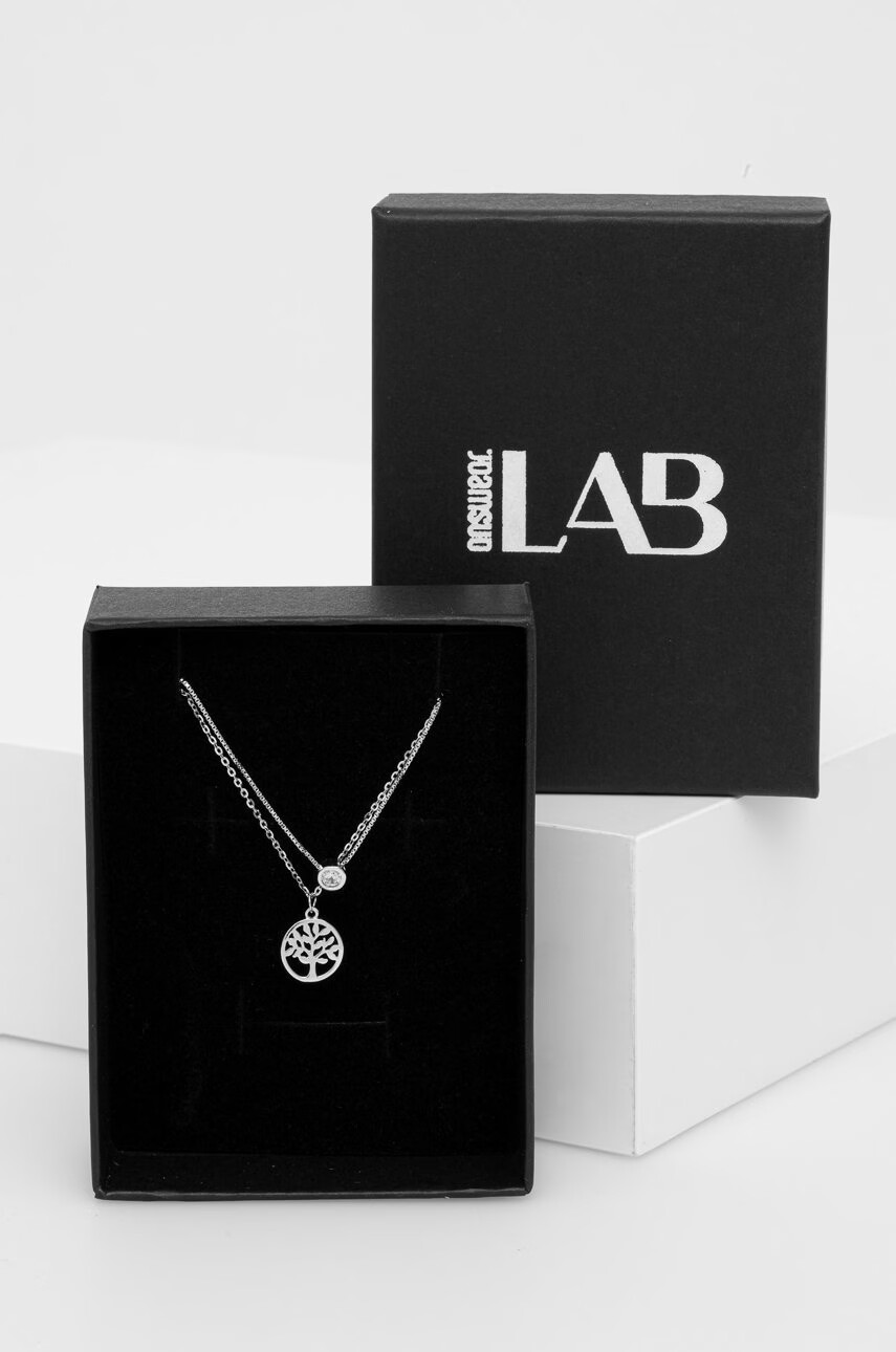Answear Lab Сребърно колие - Pepit.bg