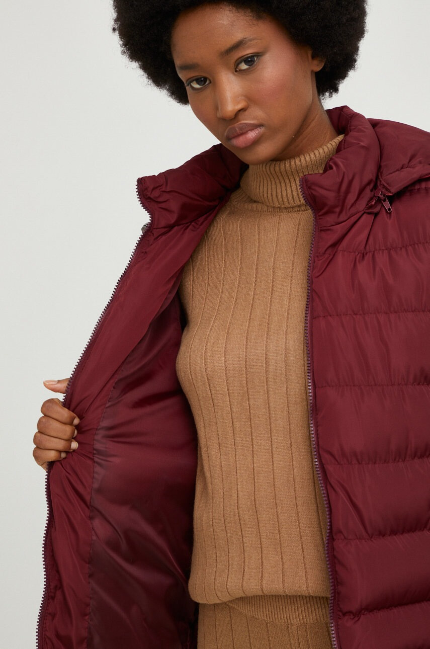 Answear Lab Яке в бордо със зимна изолация - Pepit.bg