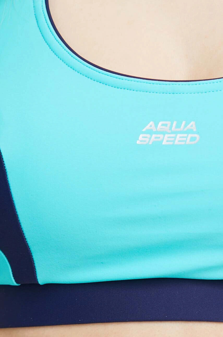 Aqua Speed Бански от две части Fiona в тюркоазено с леко подплатена чашка - Pepit.bg