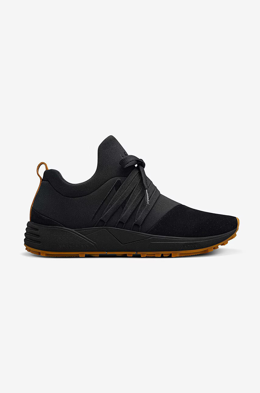 Arkk Copenhagen Маратонки Raven Nubuck в черно - Pepit.bg