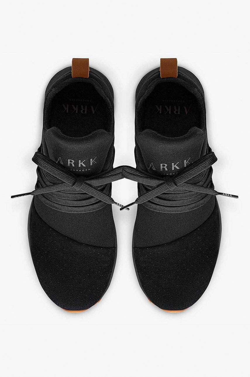 Arkk Copenhagen Маратонки Raven Nubuck в черно - Pepit.bg
