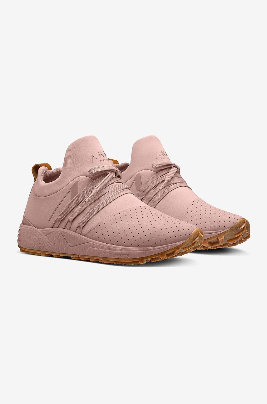 Arkk Copenhagen Маратонки Raven Nubuck S-e15 в розово - Pepit.bg