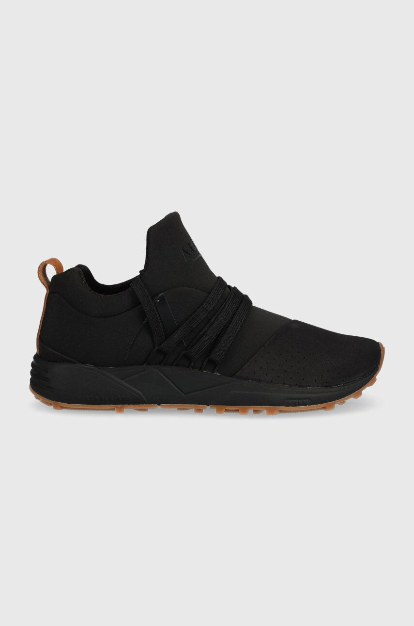 Arkk Copenhagen Маратонки Raven Nubuck S-e15 в черно - Pepit.bg