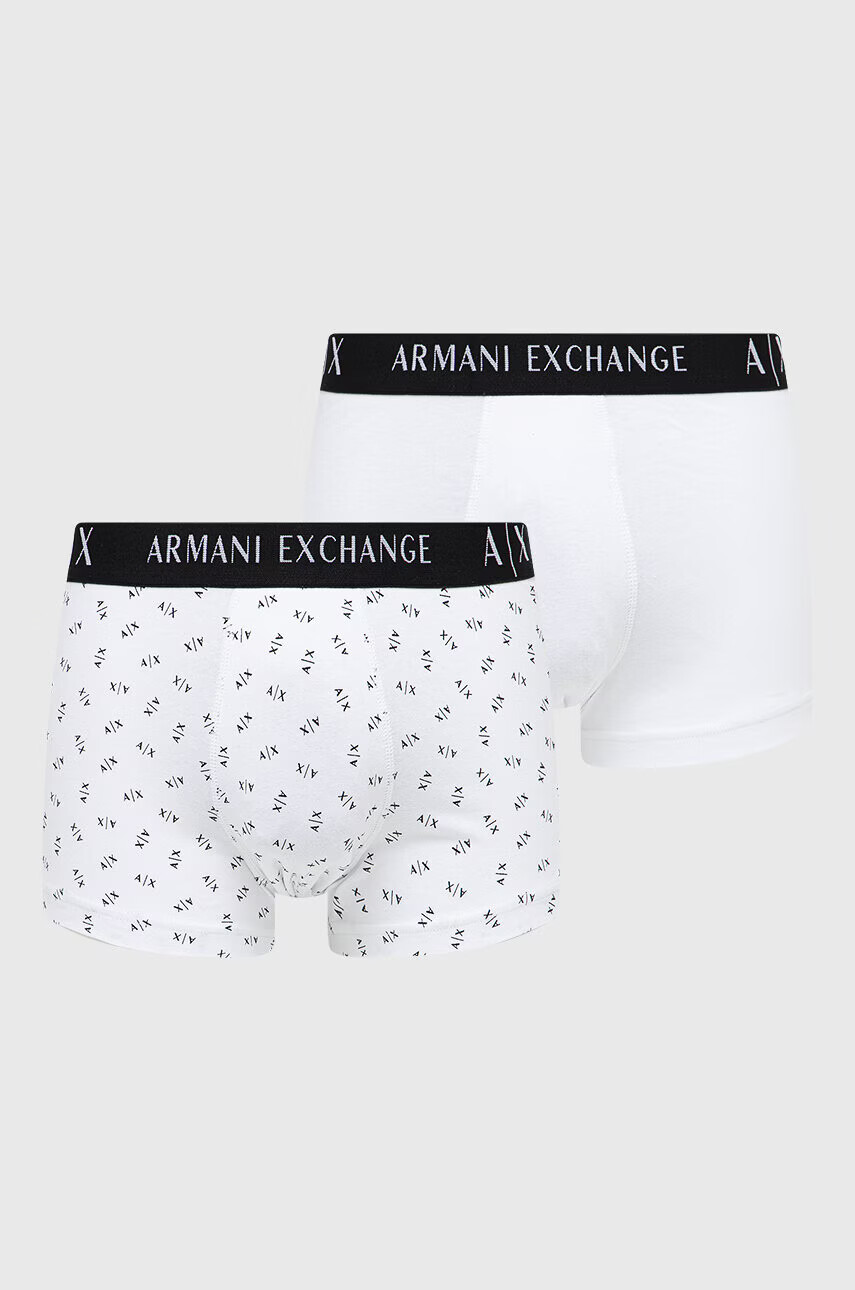 Armani Exchange Боксерки (2 броя) в бяло - Pepit.bg