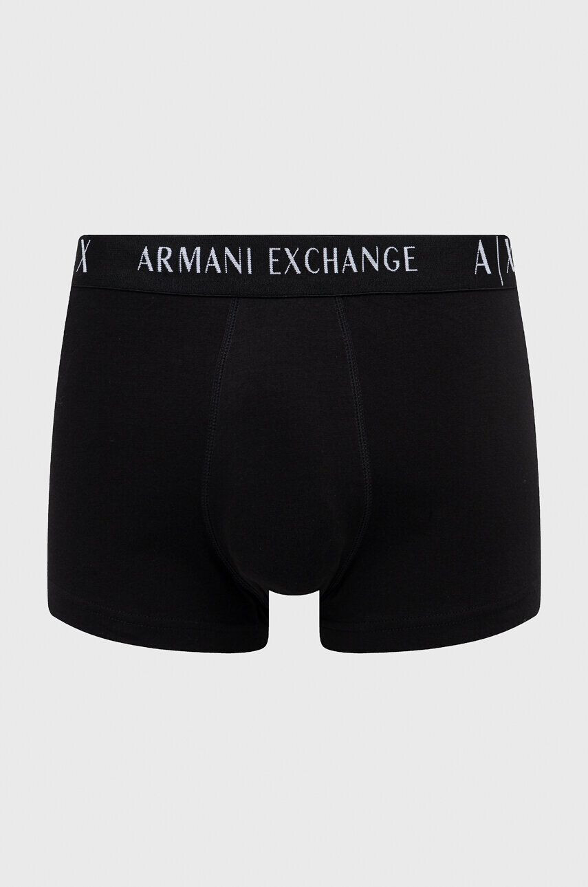 Armani Exchange Боксерки (3 броя) в черно - Pepit.bg