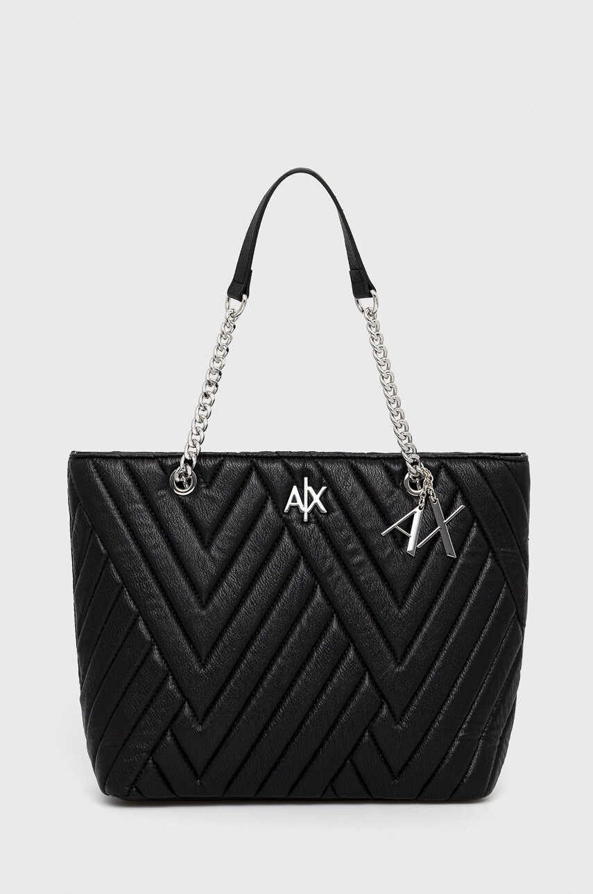 Armani Exchange Чанта в черно - Pepit.bg