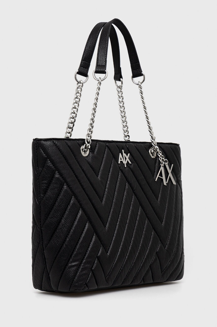 Armani Exchange Чанта в черно - Pepit.bg