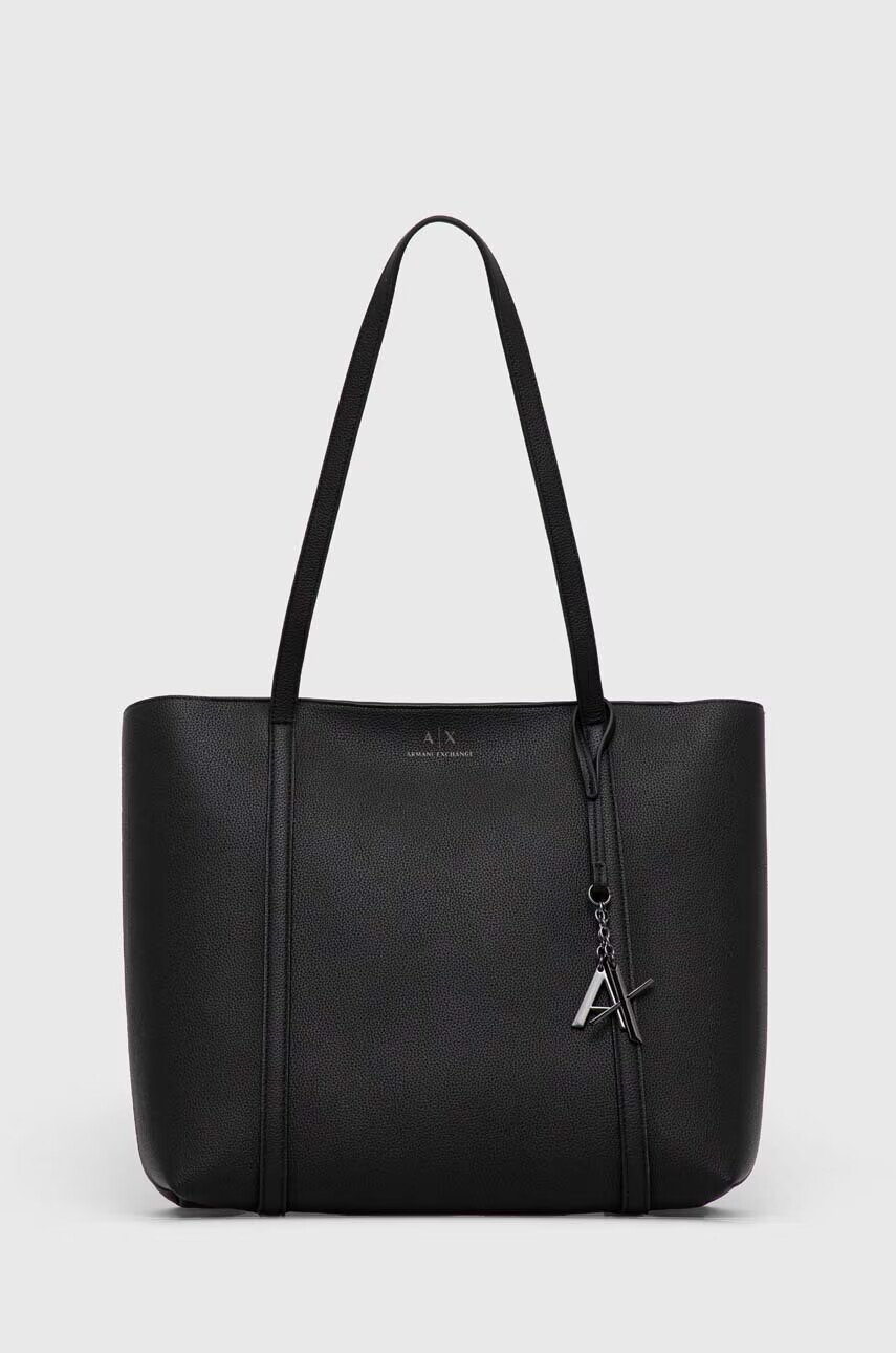 Armani Exchange Чанта в черно - Pepit.bg