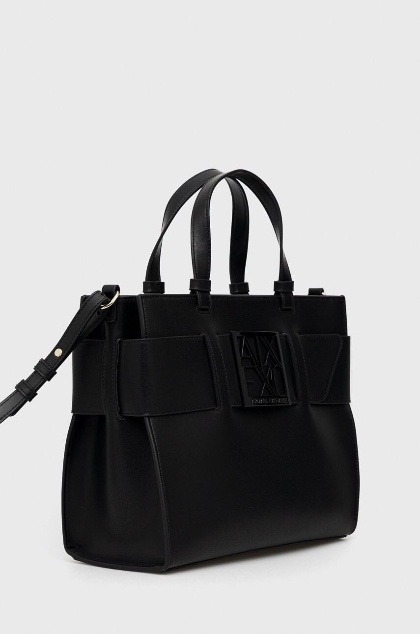 Armani Exchange Чанта в черно - Pepit.bg