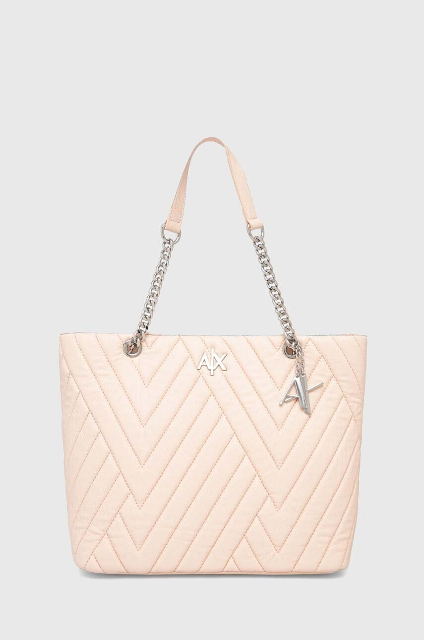 Armani Exchange Чанта в бежово - Pepit.bg