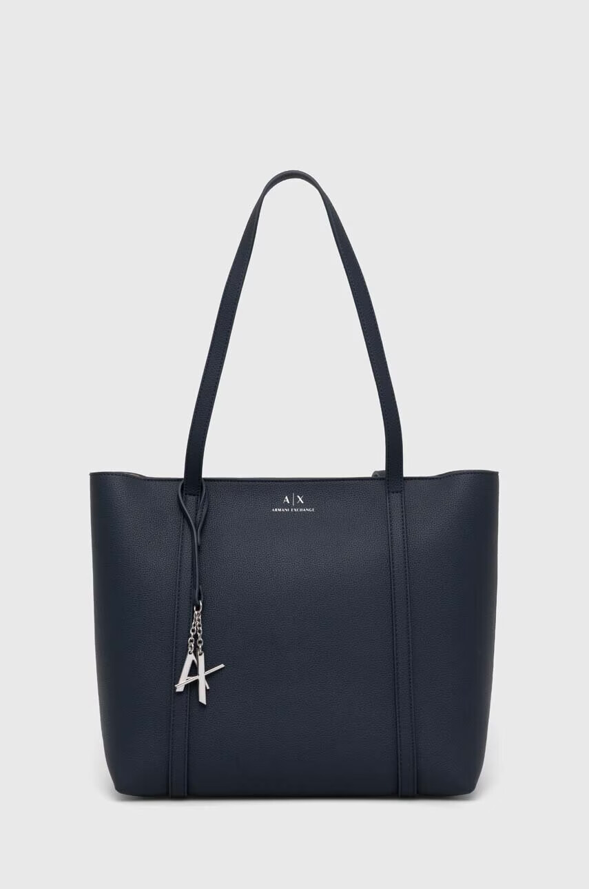 Armani Exchange Чанта в синьо - Pepit.bg
