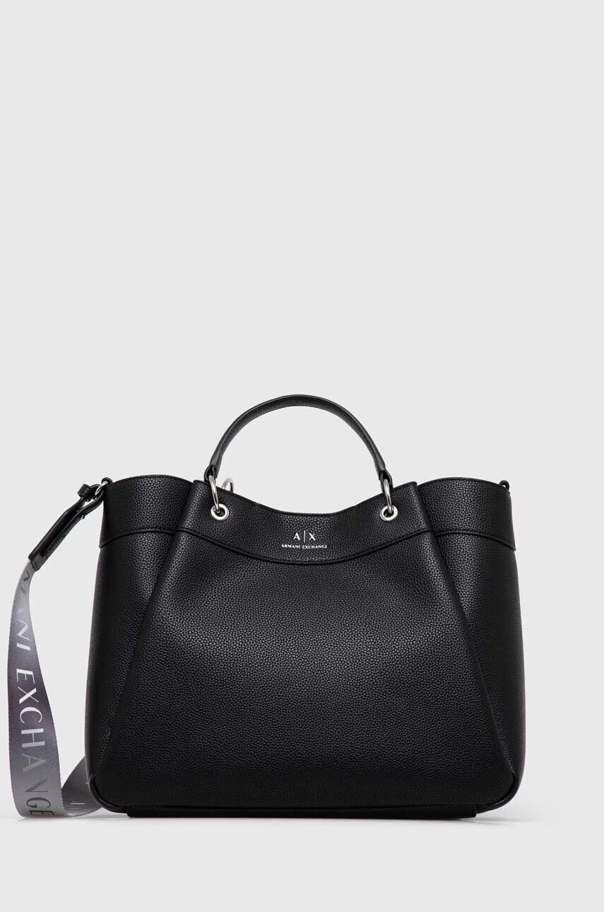 Armani Exchange Чанта в черно - Pepit.bg