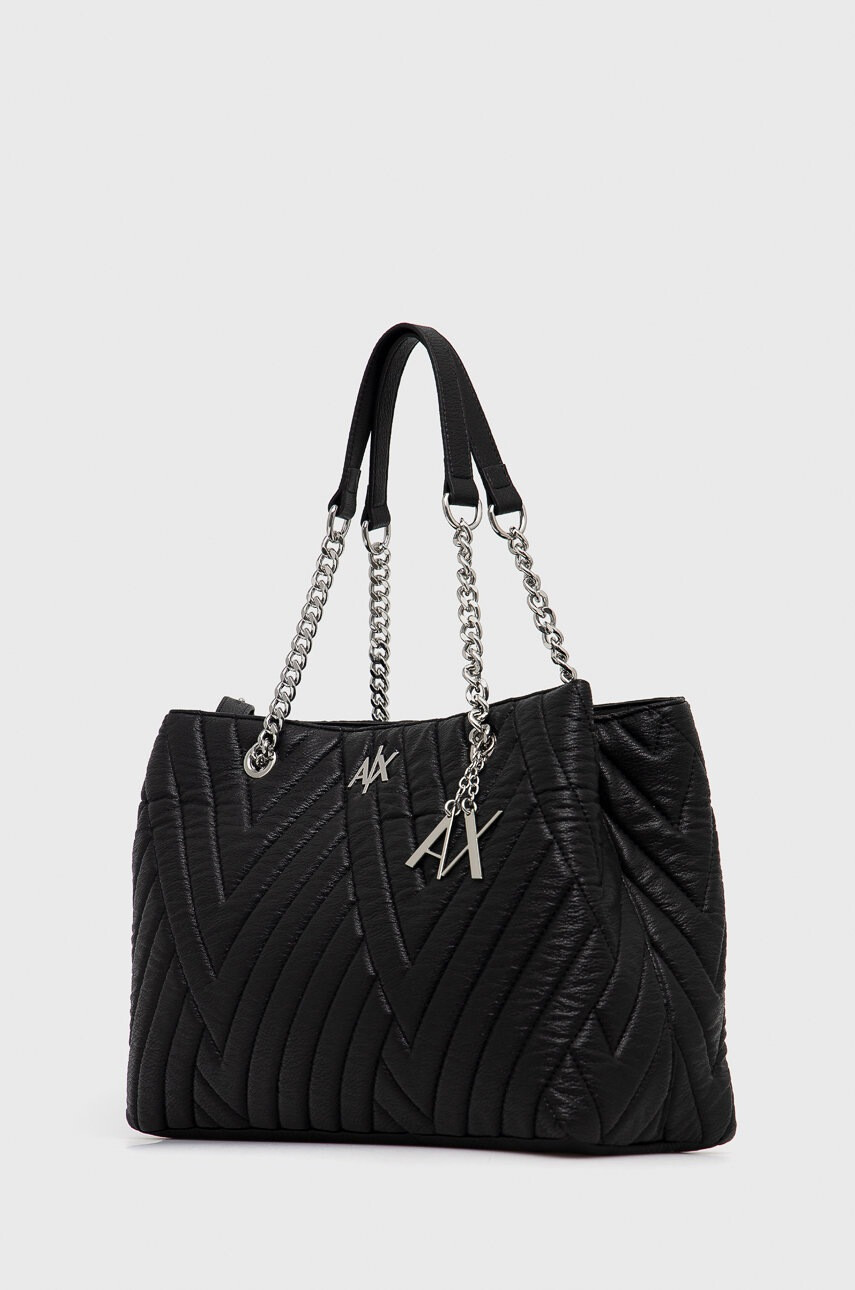Armani Exchange Чанта в черно - Pepit.bg
