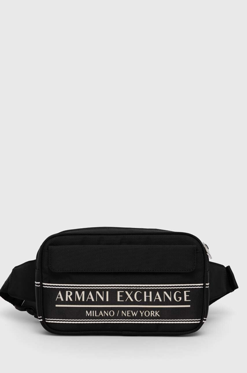 Armani Exchange Чанта за кръст в черно - Pepit.bg