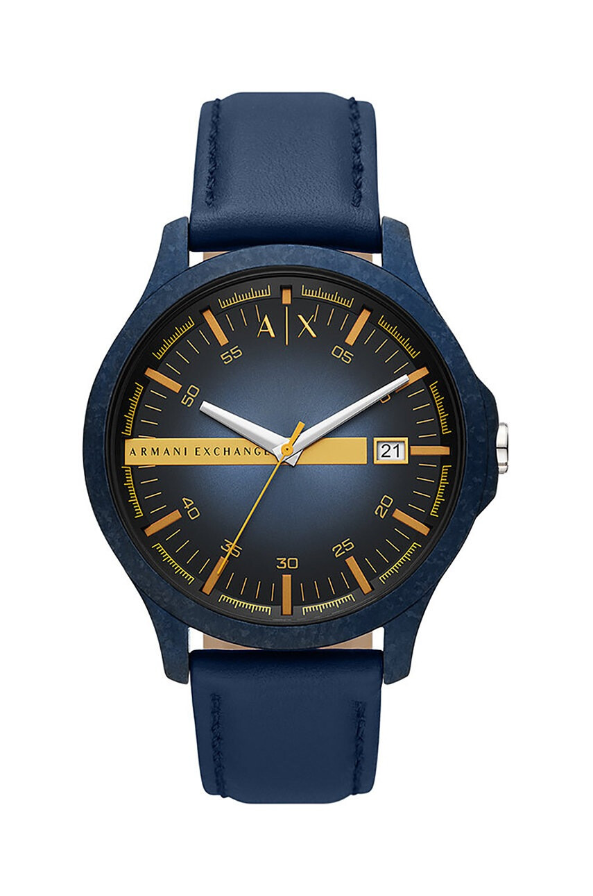Armani Exchange Часовник мъжки в тъмносиньо - Pepit.bg