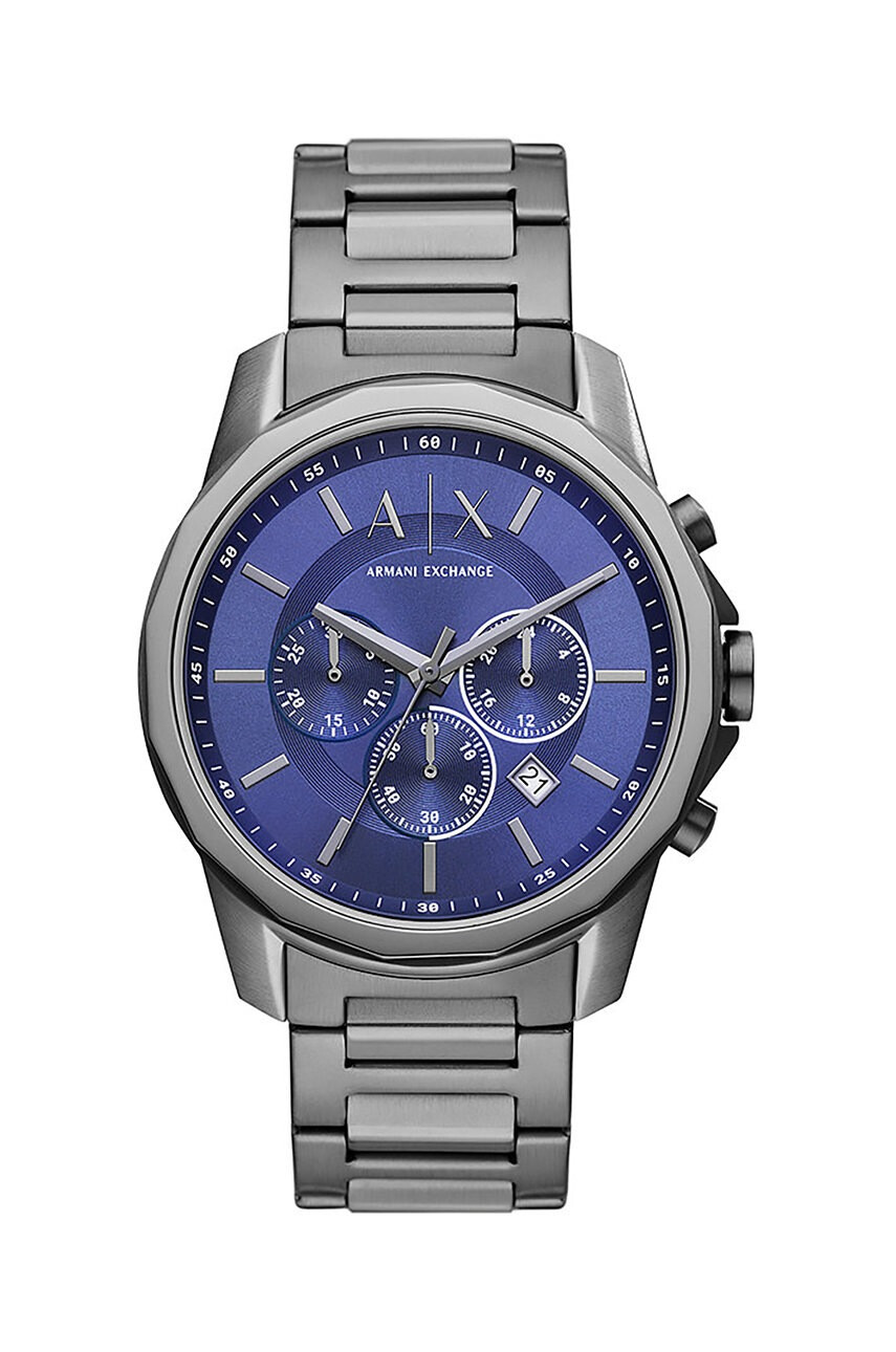 Armani Exchange Часовник мъжки в сиво - Pepit.bg