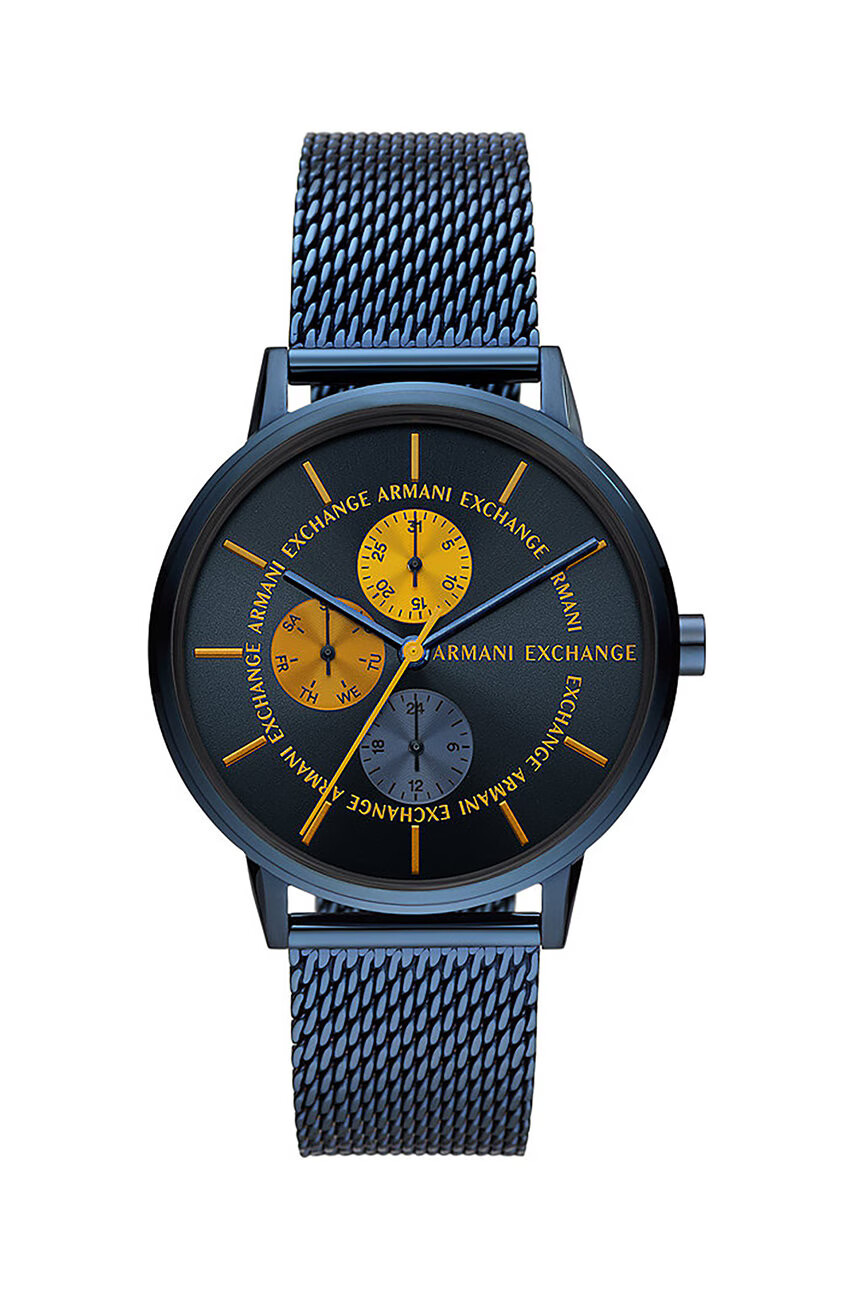 Armani Exchange Часовник мъжки в тъмносиньо - Pepit.bg