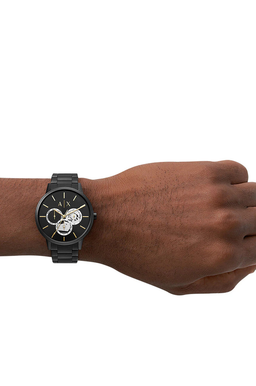 Armani Exchange Часовник мъжки в черно - Pepit.bg