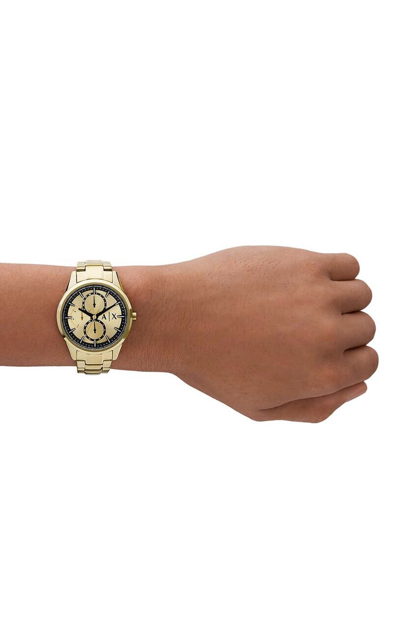 Armani Exchange Часовник мъжки в златисто - Pepit.bg