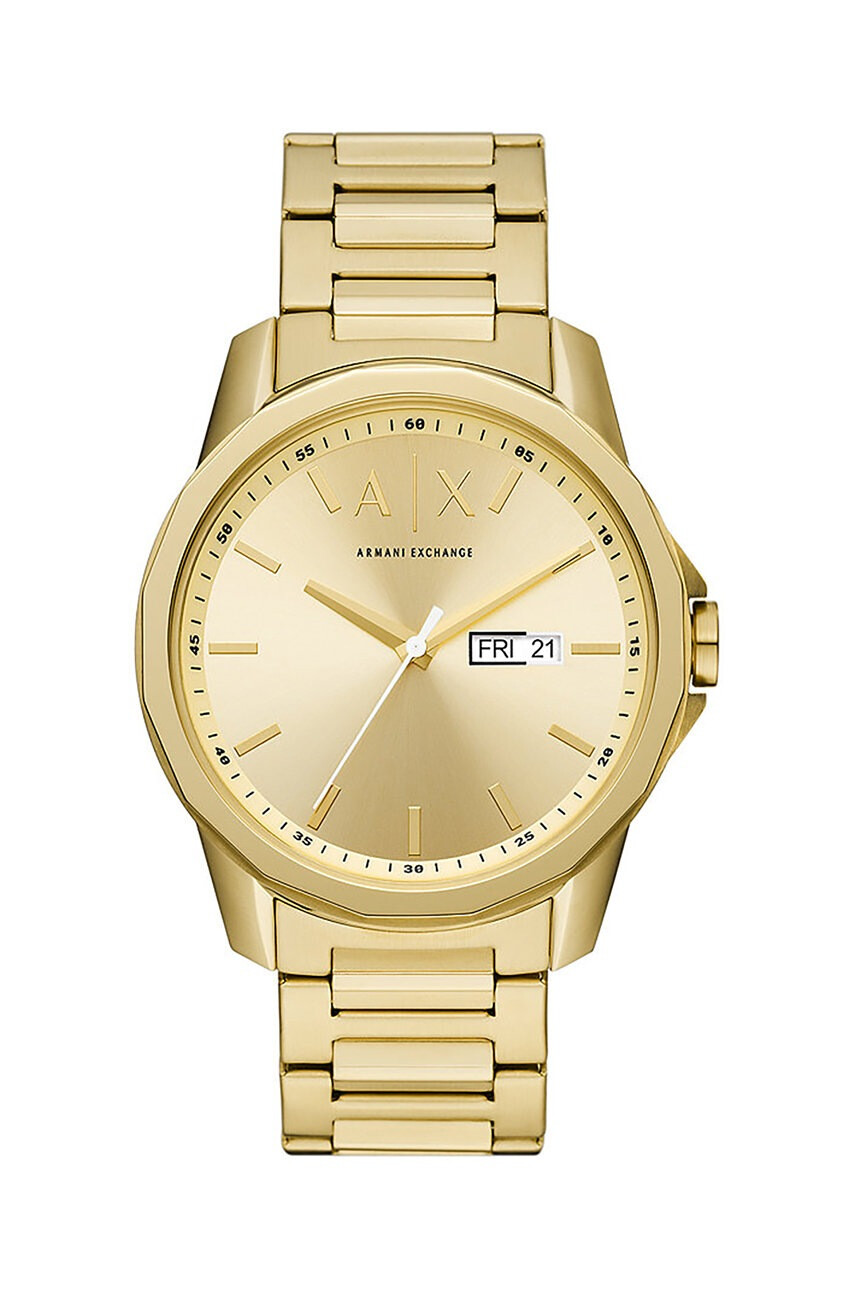 Armani Exchange Часовник мъжки в златисто - Pepit.bg