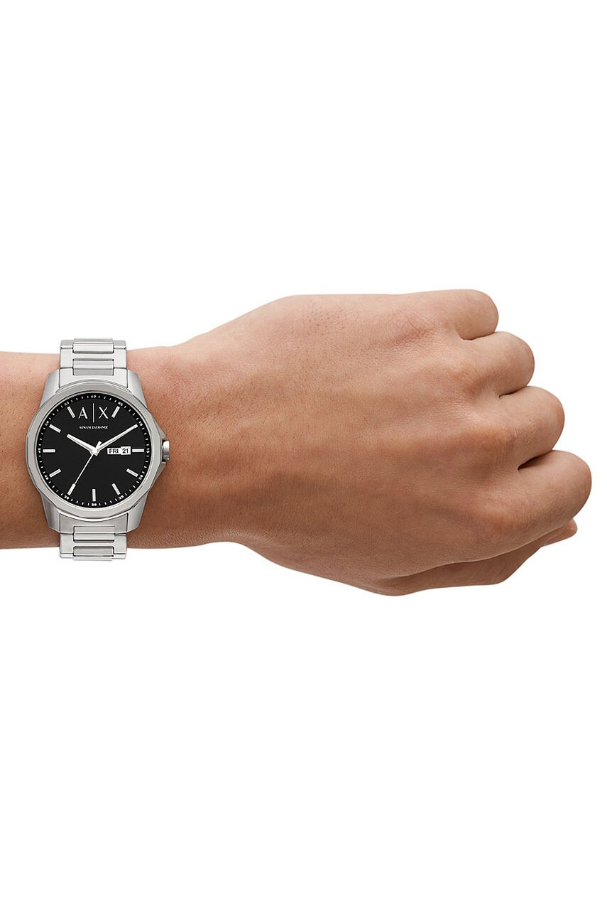 Armani Exchange Часовник мъжки в черно - Pepit.bg